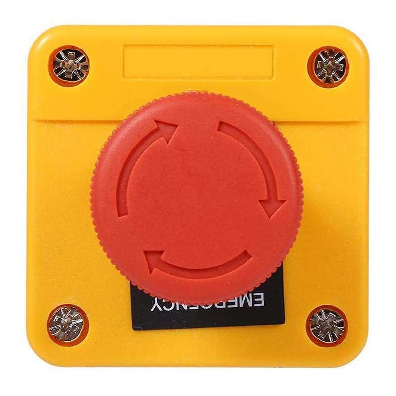 660v 10a Emergency Switch Button Plastic Case Emergency Stop Button