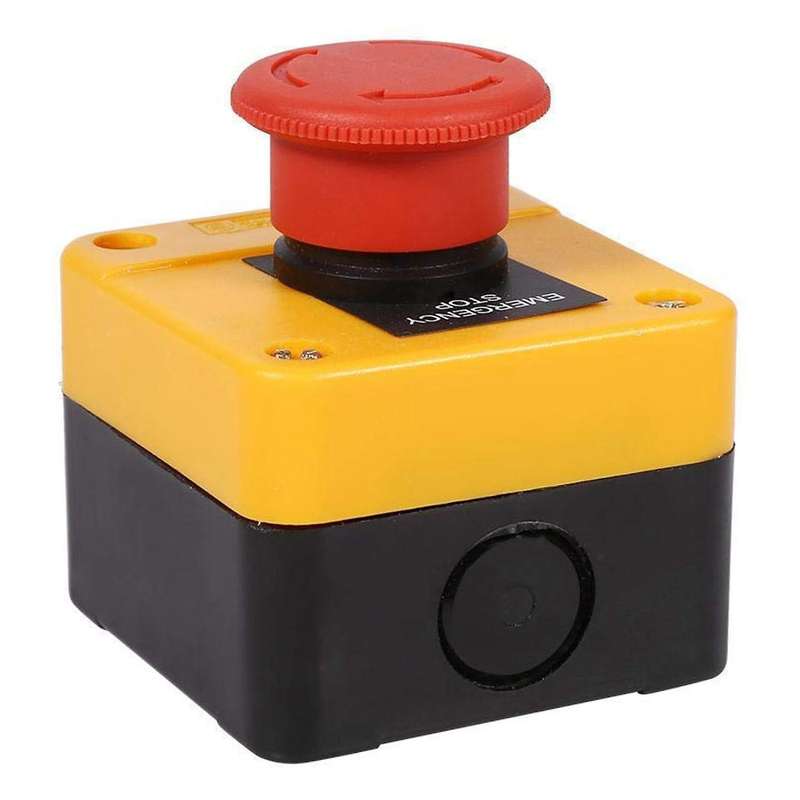 660v 10a Emergency Switch Button Plastic Case Emergency Stop Button