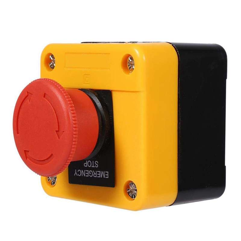 660v 10a Emergency Switch Button Plastic Case Emergency Stop Button