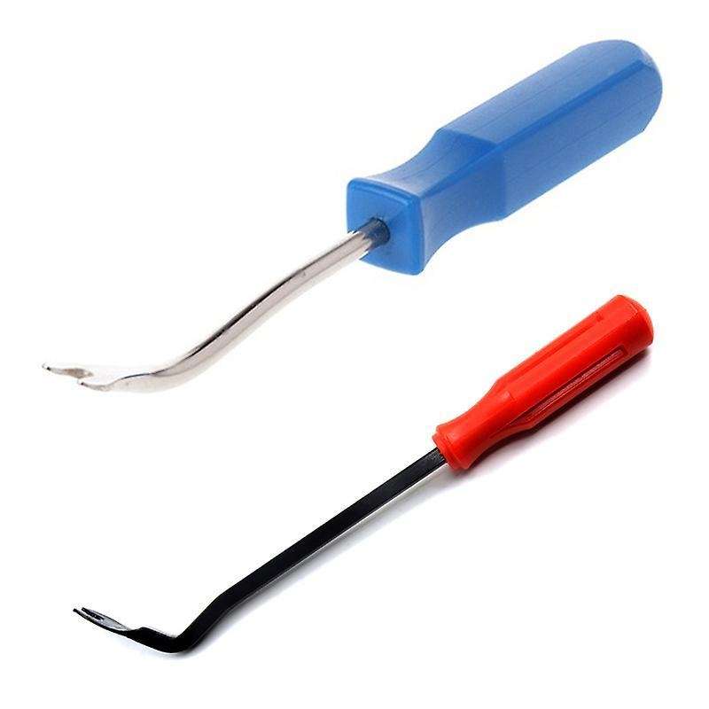 Car Door Interior Trim Clip Panel Fastener Remover Tool 6 Inch Red