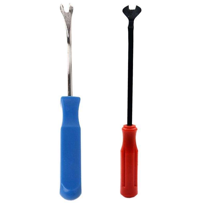 Car Door Interior Trim Clip Panel Fastener Remover Tool 6 Inch Red