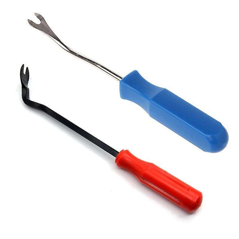 Car Door Interior Trim Clip Panel Fastener Remover Tool 6 Inch Red