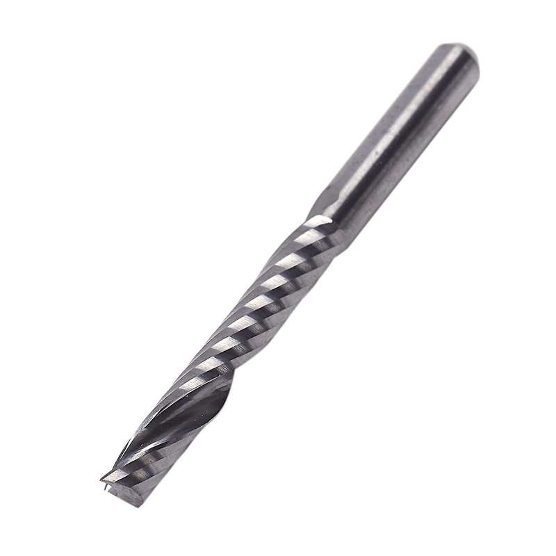 10pcs Cnc Router Bits 3.175 X 22mm Single Flute Spiral Carbide