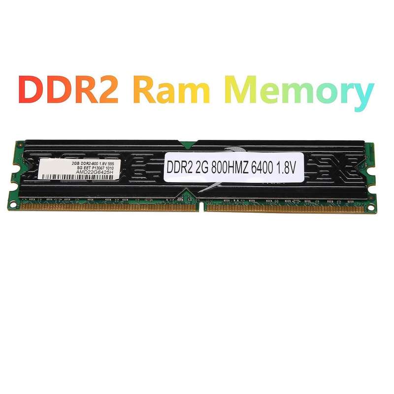 Ddr2 2gb Ram Memory 800mhz 1.8v for Amd Intel Desktop Memory Ram(a)