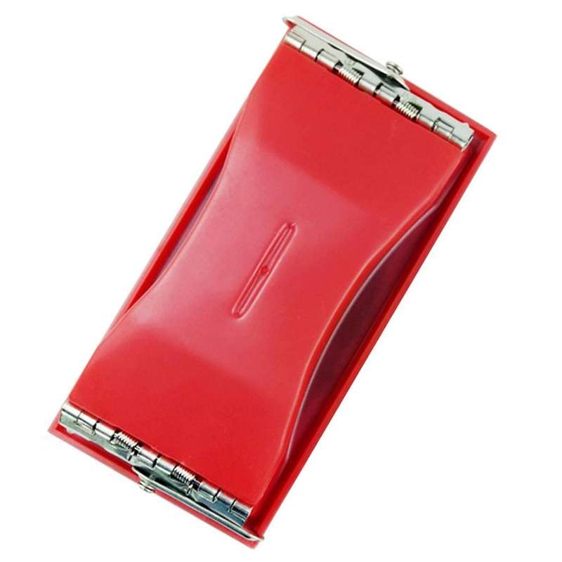 Plastic Sandpaper Holder Iron Plate Holder Grinding Block Hand-held