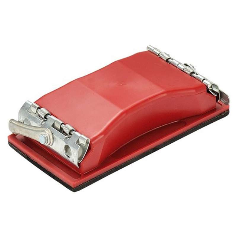 Plastic Sandpaper Holder Iron Plate Holder Grinding Block Hand-held
