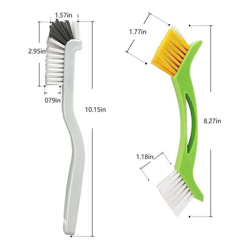 Window Cleaning Brush Set, Scrub Brush for Cleaning Sink Dish Brush