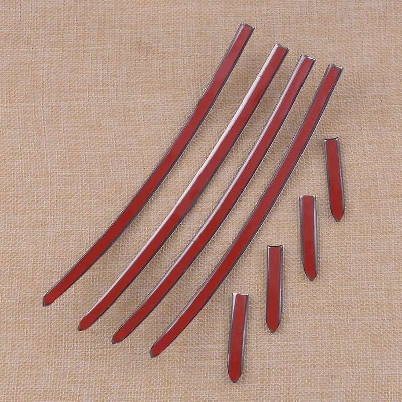 8pcs Stainless Steel Chrome Door Handle Stripe Cover Trim for Ford