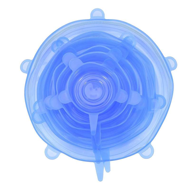 12 Pcs Durable Silicone Stretch Lid - Expandable Food Cover( 6 Sizes)