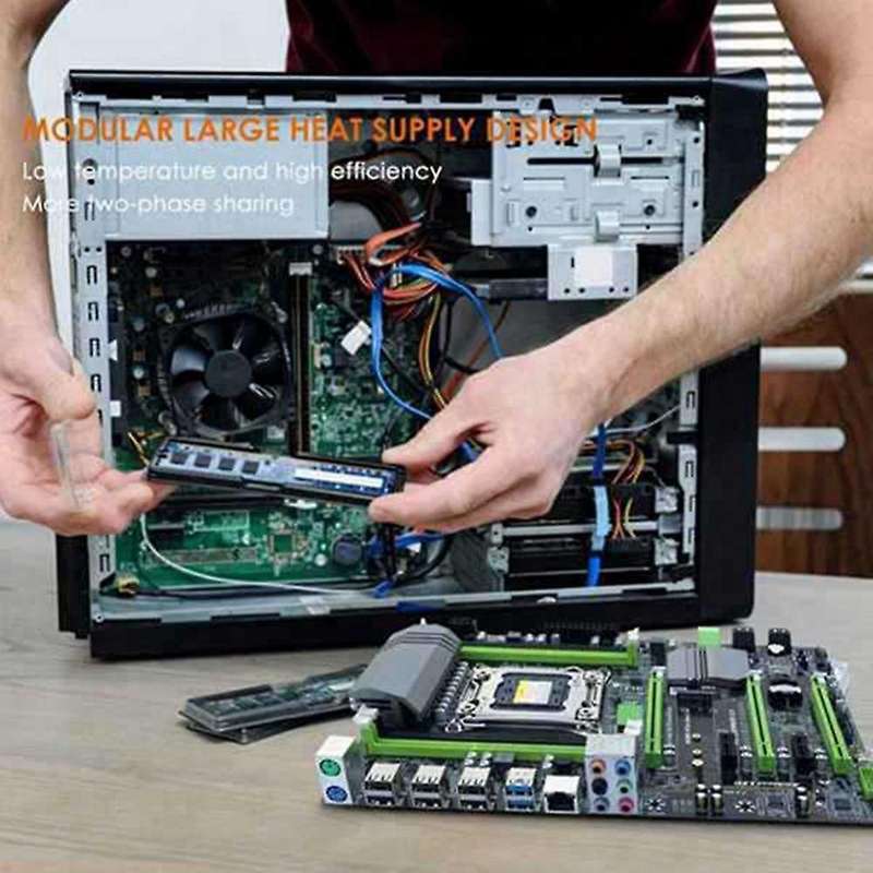 X79 Motherboard Set Lga2011 with E5 2620 V2 Cpu +switch Cable