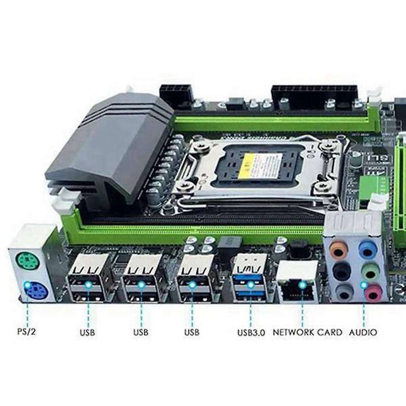 X79 Motherboard Set Lga2011 with E5 2620 V2 Cpu +switch Cable