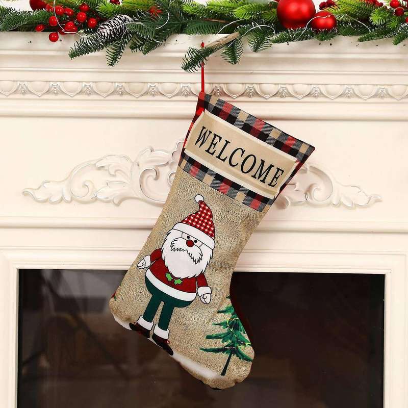 Christmas Stockings, Large Size Xmas Stockings Decoration, A