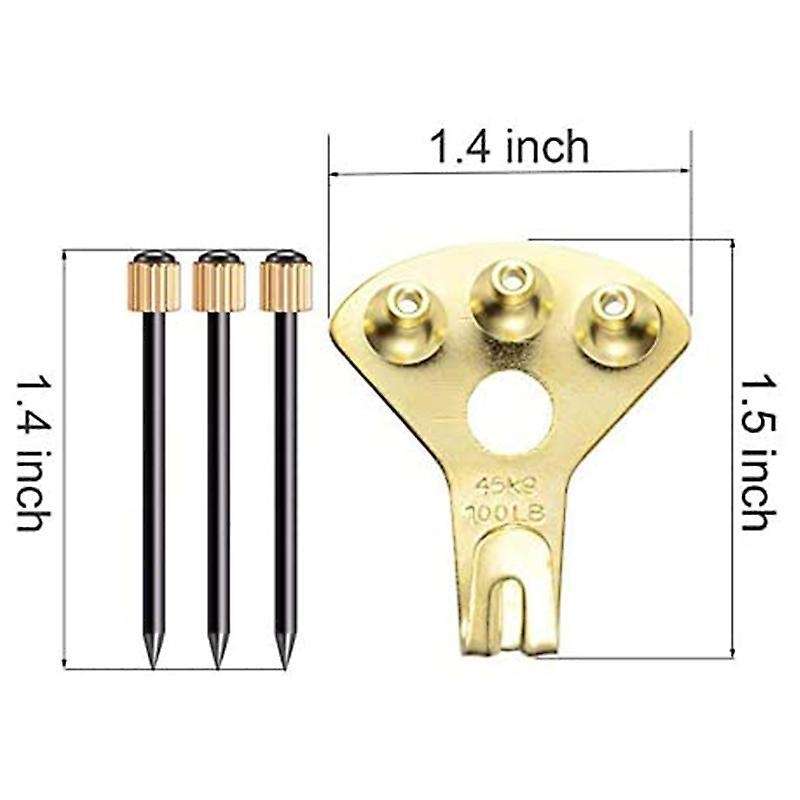 15pack 100 Lbs Picture Frame Hangers Hooks with Heavy Hanging Kit