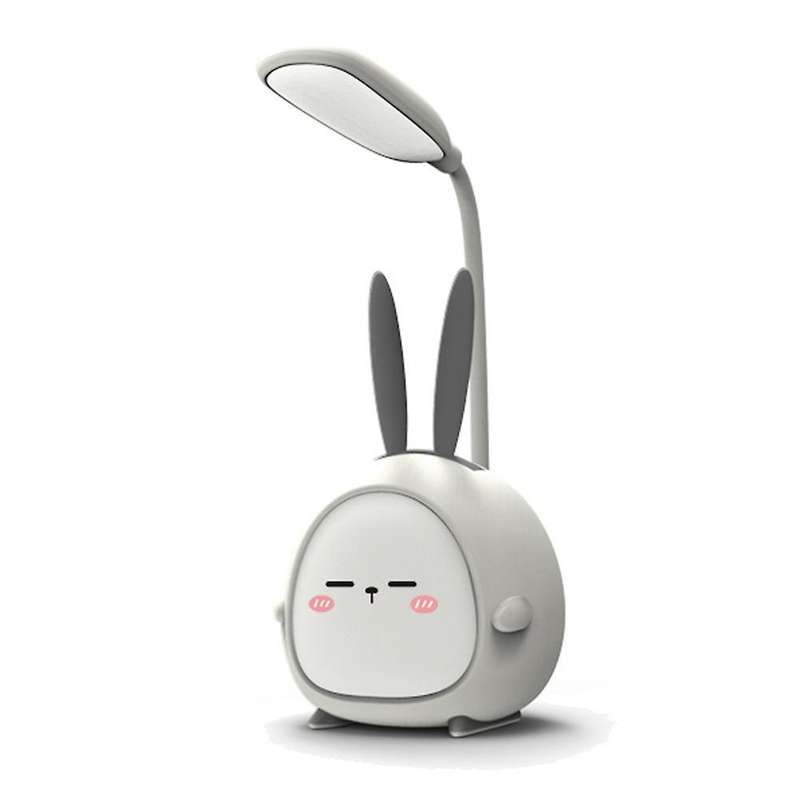 Portable Led Desk Lamp Foldable Light Cute Cartoon Desk Lamp Grey