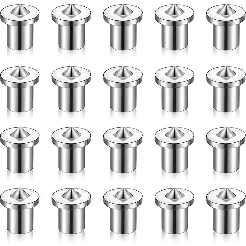 Dowel and Tenon Center Transfer Plugs Drill Hole (20 Pieces,1/4 Inch)