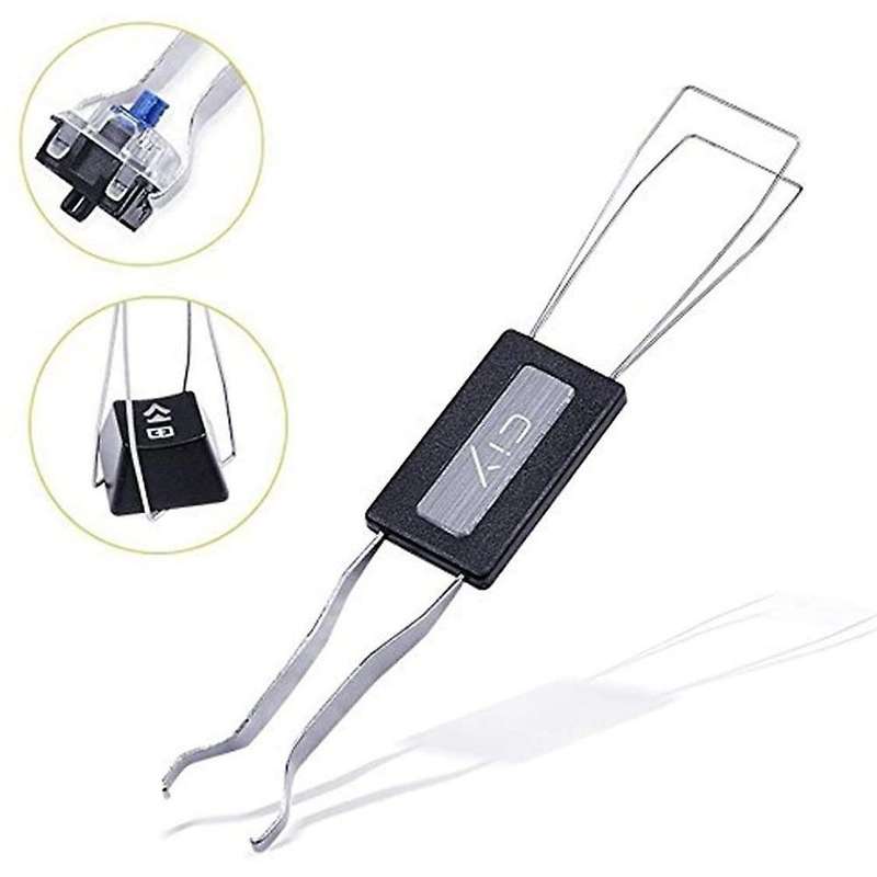 2 Pack Keycap Puller Key Removal Tool for Mechanical Keyboard Fixing