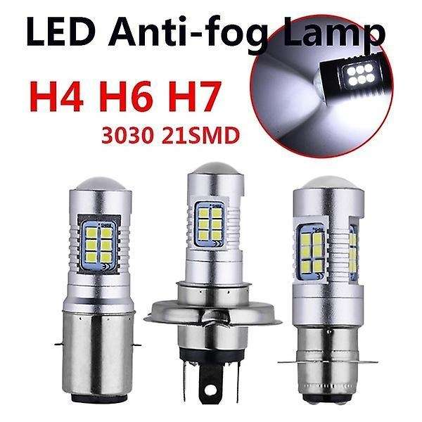H7 Motorcycle 3030 21smd Led Headlight Head Light Lamp Bulb
