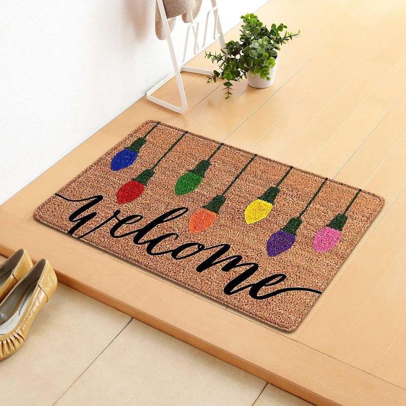 Doormat Christmas Doormats Welcome Home Carpet Xmas Kitchen Rug