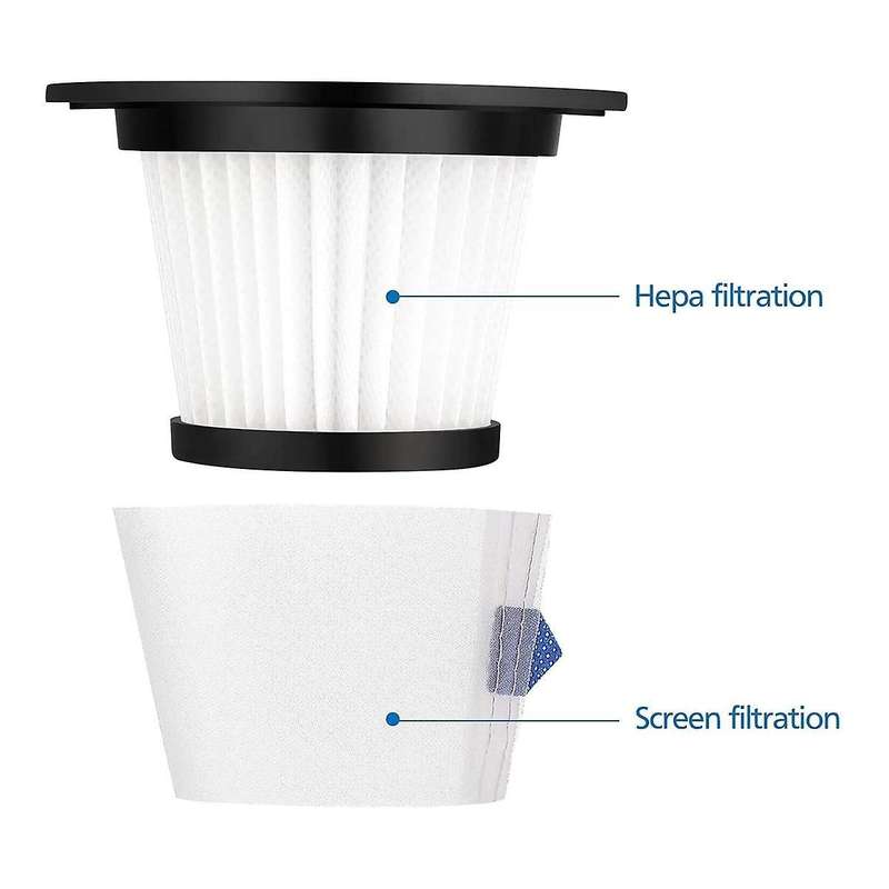 4 Packs Of Replaceable Hepa Filters, for Moosoo K17 Cordless Vacuum