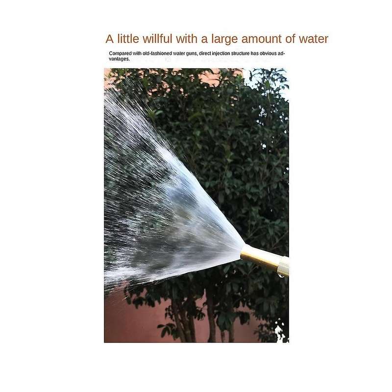 Brass High Pressure Car Wash Adjustable Hose Nozzle Garden Tool