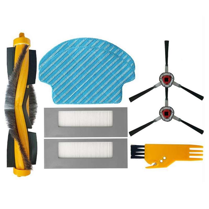 Main Side Brushes Filter Mop Cloth Brush Cover Replacement