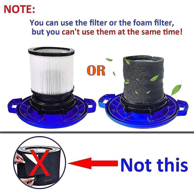 10 Pack Vf2001 Foam Filter for Wet Dry Vacuum Cleaner, Most Shop-vac