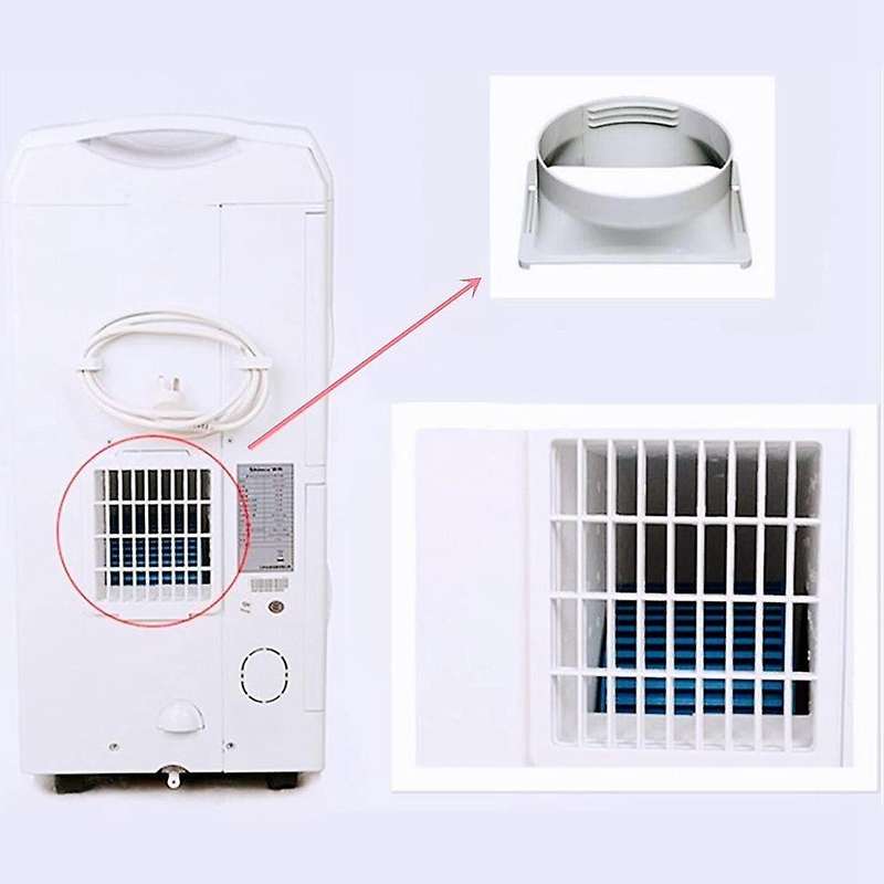 Air Conditioner Exhaust Hose Coupler Window Adapter Square to Round