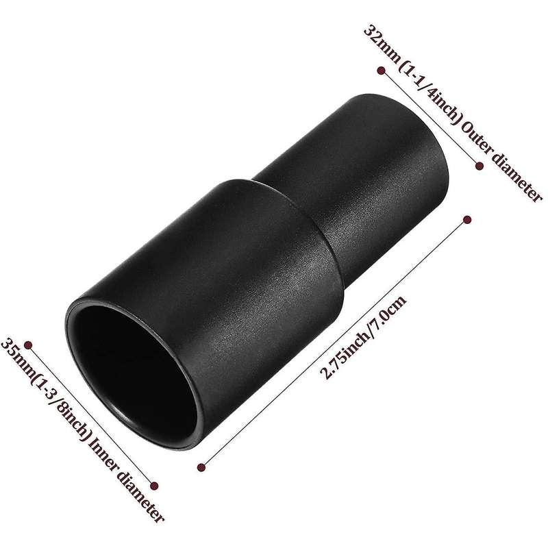 2 Pieces 1 3/8 Inch to 1 1/4 Inch Universal Cleaner Hose Converter