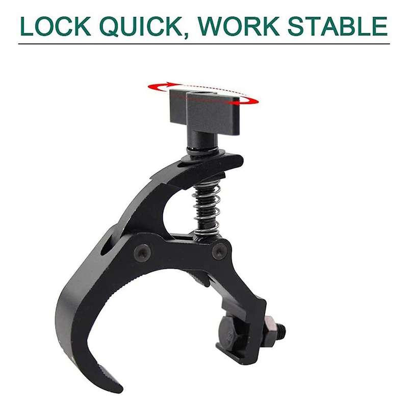C Clamp Bracket Hook Clamp, 110lb Aluminum Alloy Truss Clamp,4pcs