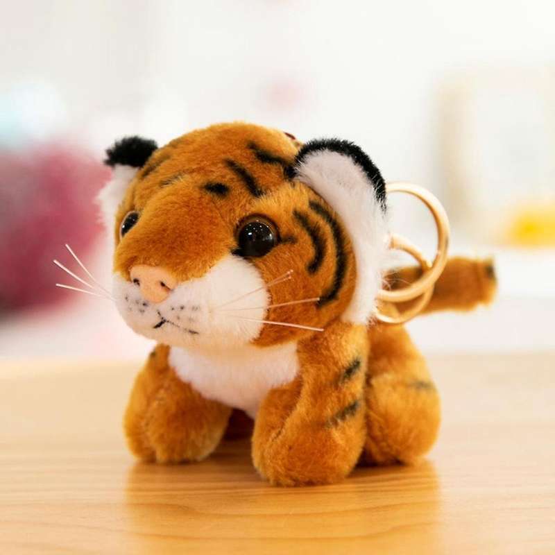 Tiger Keychain Plush Toy 2022 Lucky Keychain Plush Toy