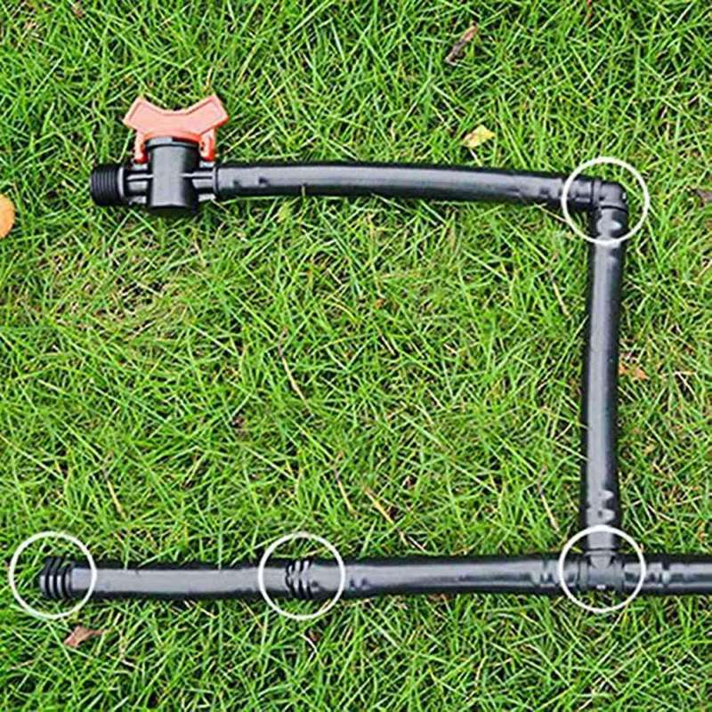 Irrigation Fittings Kit -12 Tees, 12 Couplings, 12 Ends, 12 Elbows