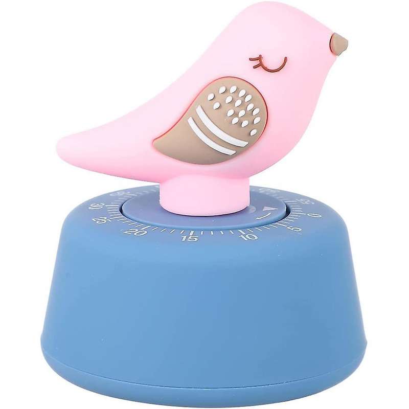 Kitchen Timer Mechanical Egg Timers Figure Countdown Timer (pink)