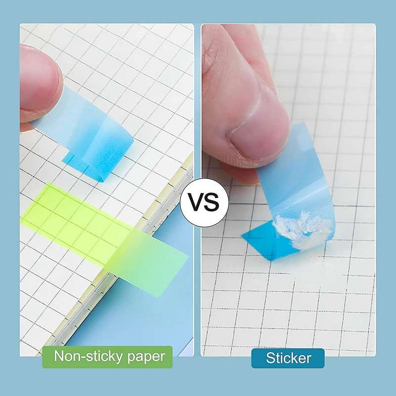 Sticky Note Flags,300 Pcs Total,pack Of 5 Color Tabs,strip Tabs