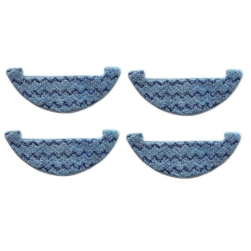 4pcs Replacement Washable Mop Cloth Mop Pads for Ilife A7 A9s Robot