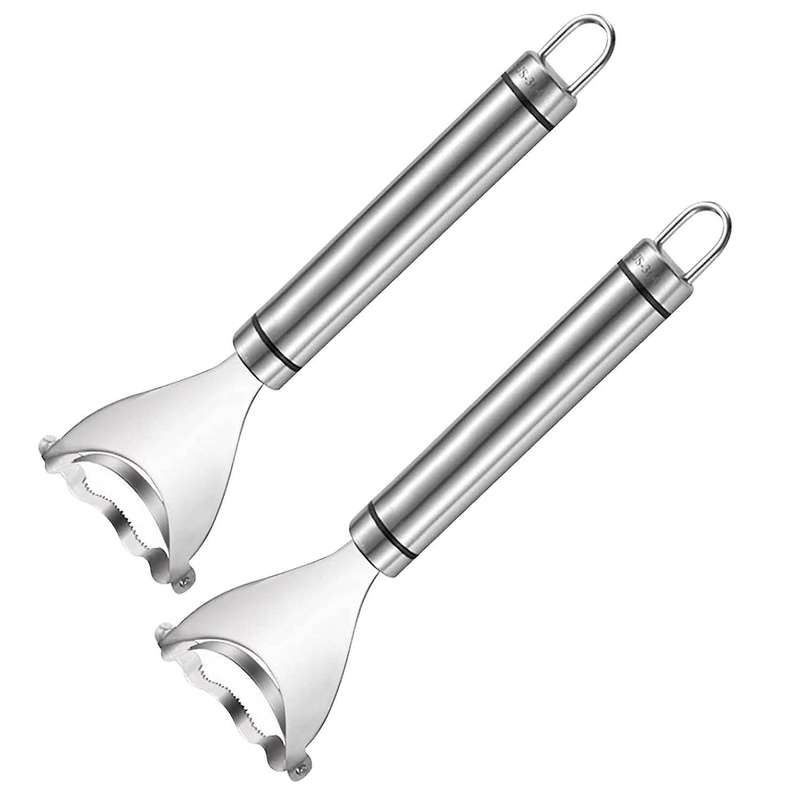 2pcs Corn Peeler Stainless Steel Corn Cob Peeler Corn Stripper Tool