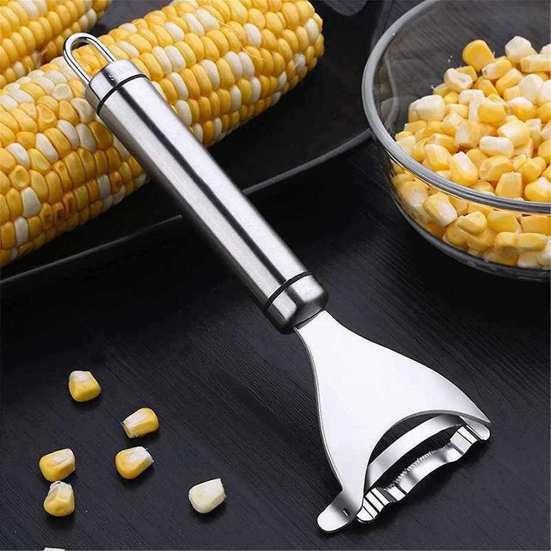 2pcs Corn Peeler Stainless Steel Corn Cob Peeler Corn Stripper Tool