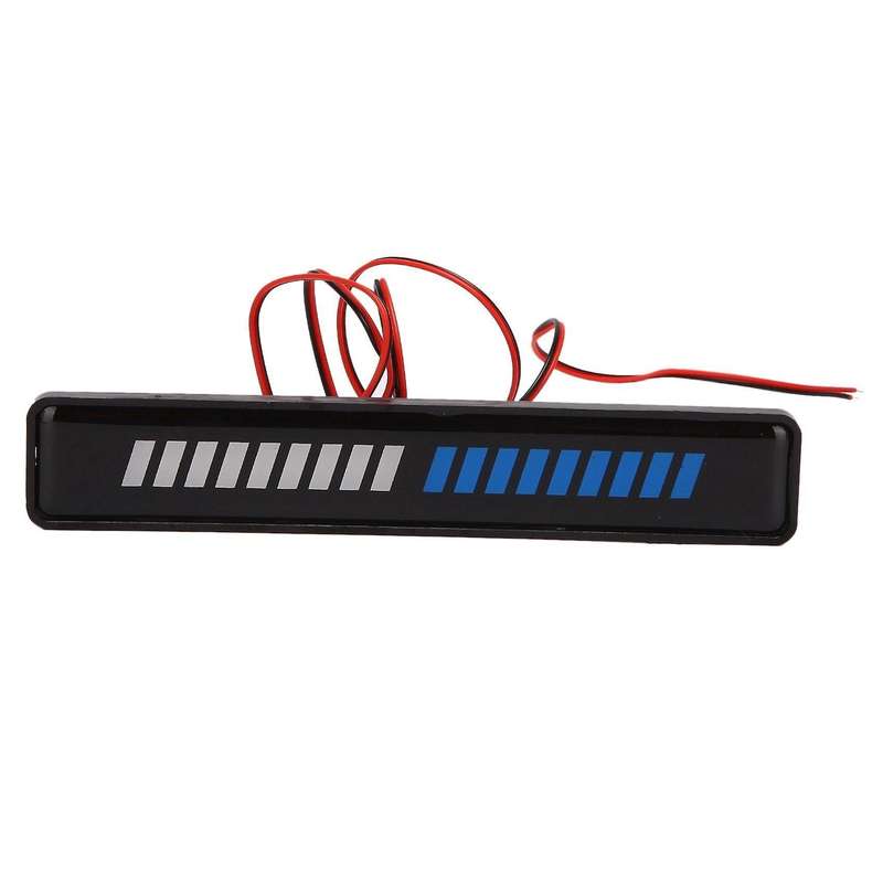 Pair Blue + White Light Front Bumper Grilles Lights for Bmw Ford