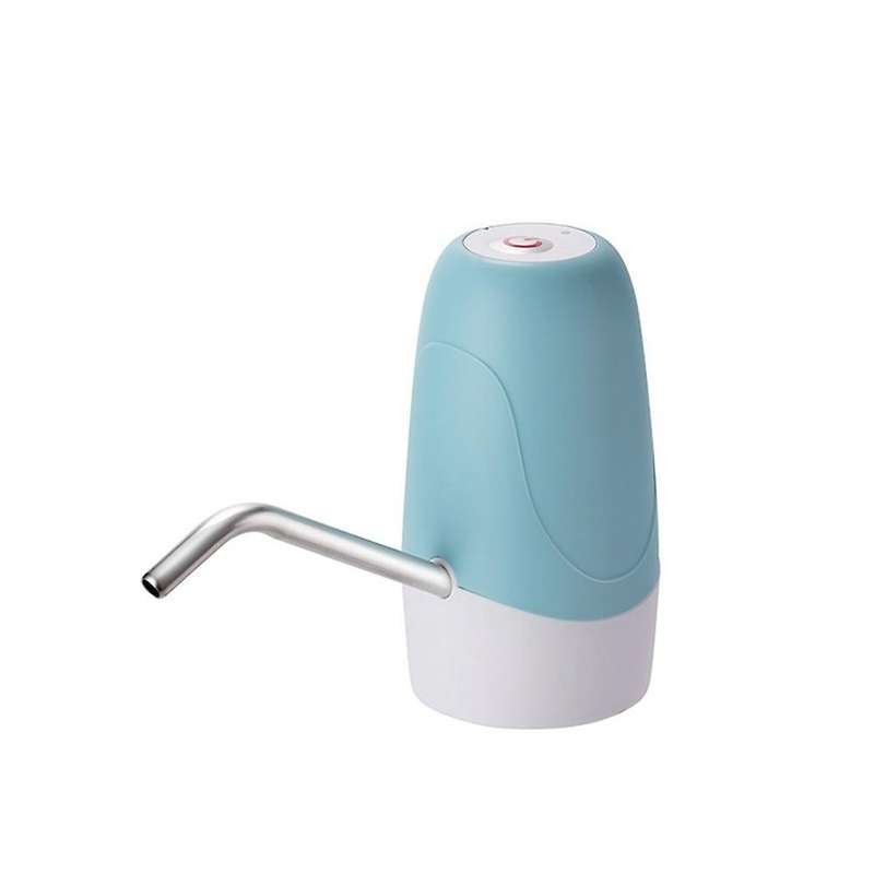 Electric Water Bottle Pump Usb Water Dispenser Pump for Camping(blue)