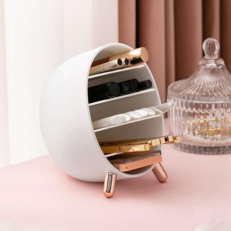Cosmetic Storage Box Dressing Table Eyeliner Eyebrow Finishing Rack C