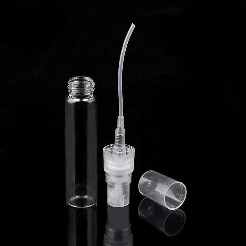 10pcs Mini Portable Glass Perfume Bottle Travel Size (2ml)