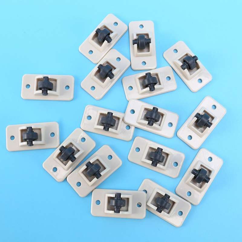 16 Pcs Self Adhesive Casters for Storage Box Trash Can No Drilling