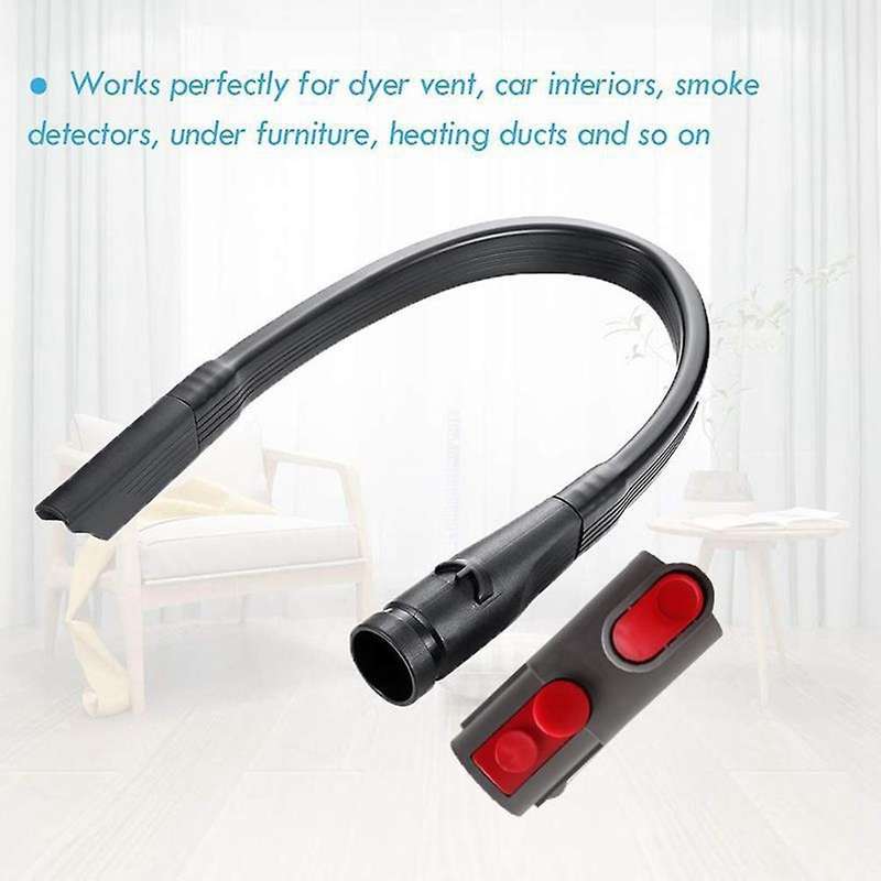 For Dyson V7v8 V10v11 Flat Suction Brush Head + Conversion Head -b