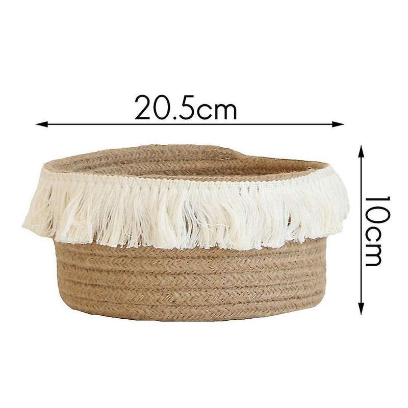 Cotton Rope Storage Baskets Kids Hand Woven Baskets Candy Storages C