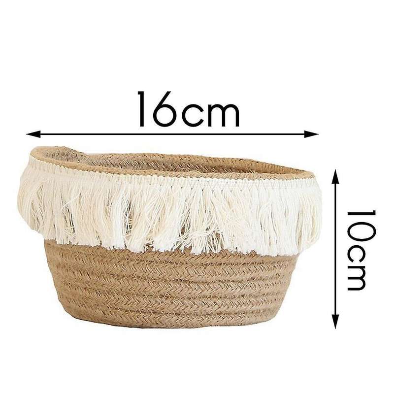 Cotton Rope Storage Baskets Kids Hand Woven Baskets Candy Storages C