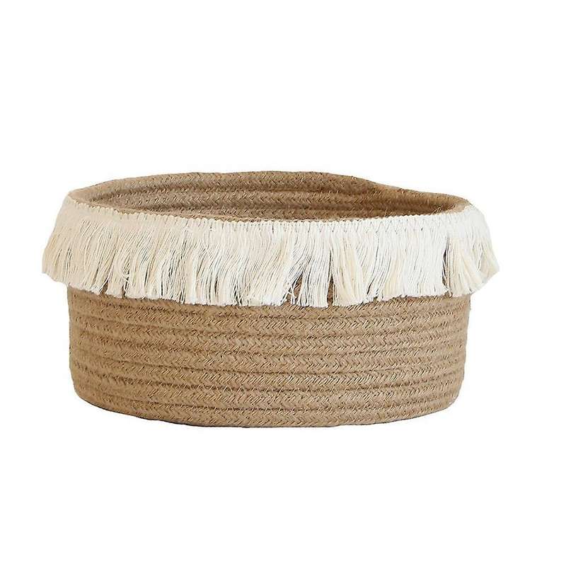 Cotton Rope Storage Baskets Kids Hand Woven Baskets Candy Storages C
