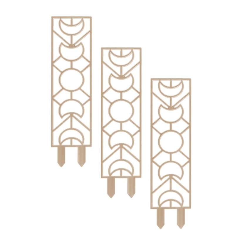 3pcs Climbing Vine Rack Plant Potted Wood Support Frame Rack Pole -2
