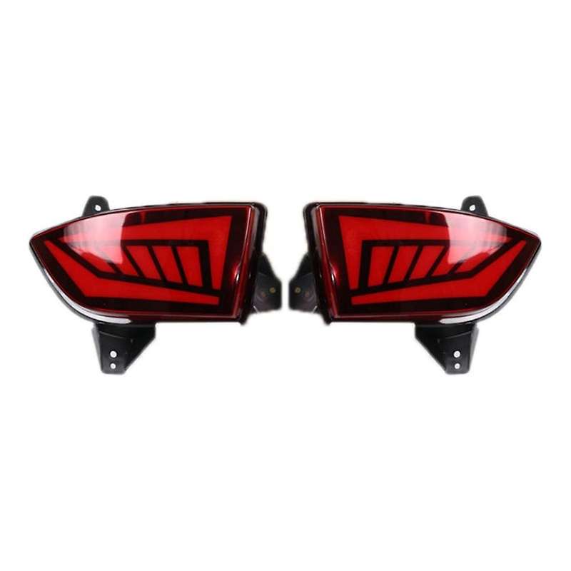 1 Pair Led Rear Bumper Light Tail Turn Signal Warning Reflector Lamp