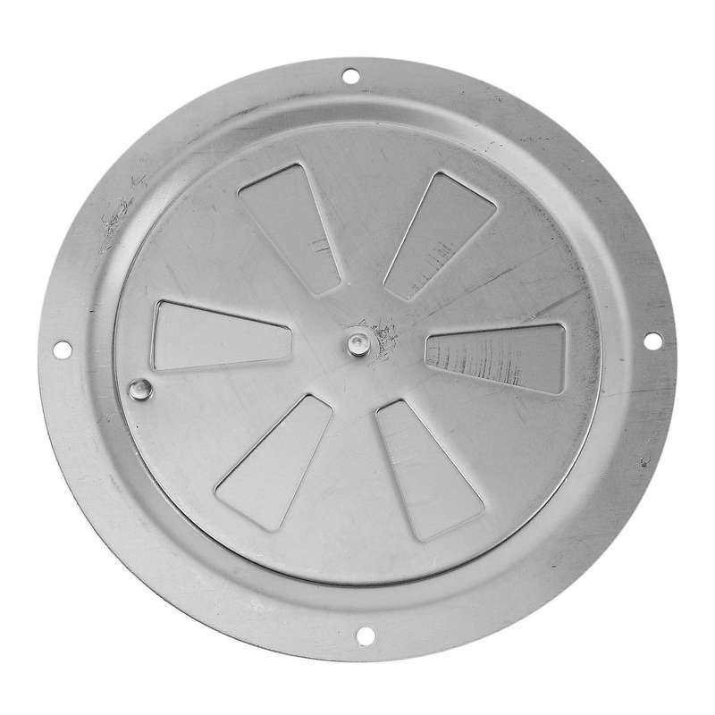 Round Air Louver Vent & Side Knob Opening Grille Cover Marine Boat Rv