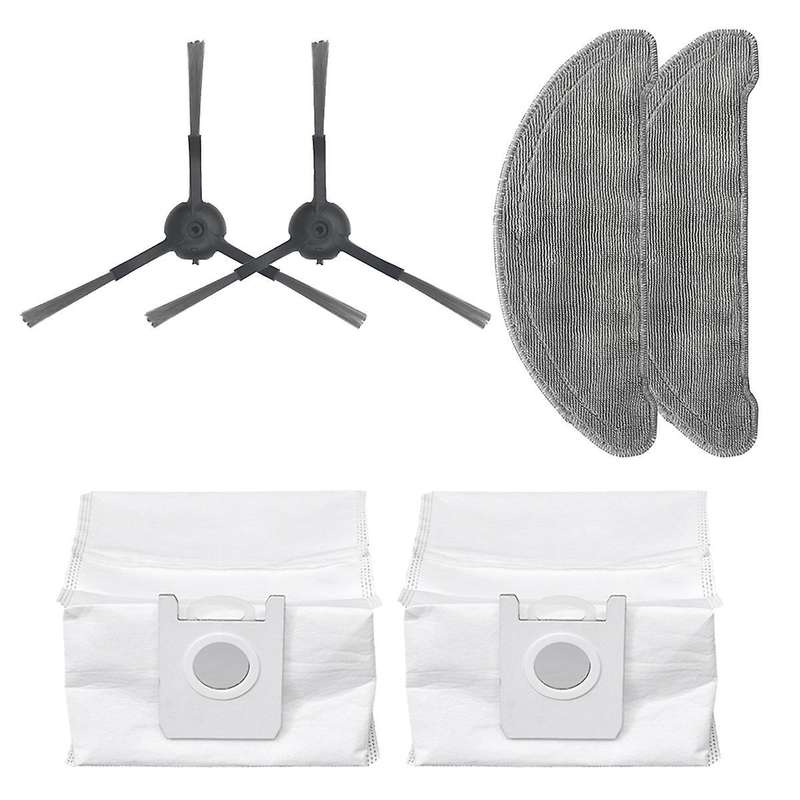 Dush Bags Hepa Filter Side Brush S for Roidmi Eve Plus Vacuum Cleaner