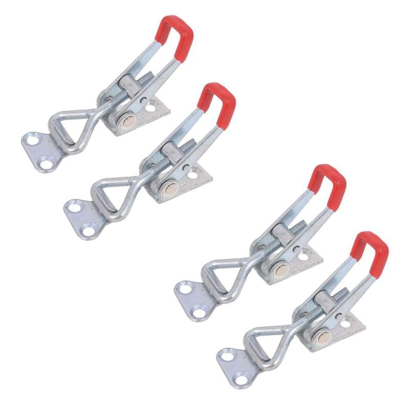 4001 100kg 220-pound Shaped Lever Latch Toggle Clamp,2-piece